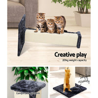 Cat Tree 92cm Scratching Post Tower Scratcher Wood Condo Bed House Trees Pet Care Kings Warehouse 