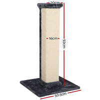 Cat Tree 92cm Scratching Post Tower Scratcher Wood Condo Bed House Trees Pet Care Kings Warehouse 