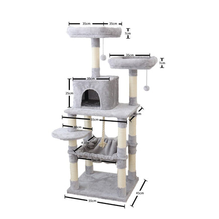 CATIO Cat Scratching Tree Supreme Palace -145 cm Pet Care Kings Warehouse 