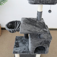 CATIO Chipboard Flannel Cat Scratching Tree - Abode 112cm Kings Warehouse 