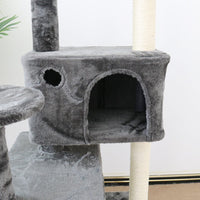 CATIO Chipboard Flannel Cat Scratching Tree - Abstract Deluxe 50x50x127cm Pet Care Kings Warehouse 