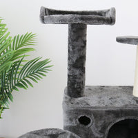 CATIO Chipboard Flannel Cat Scratching Tree - Abstract Deluxe 50x50x127cm Pet Care Kings Warehouse 