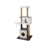 CATIO Deluxe Multi-Function Three-Level Dual Cat Scratching Tree 141cm Pet Care Kings Warehouse 