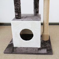 CATIO Deluxe Multi-Function Three-Level Dual Cat Scratching Tree 141cm Pet Care Kings Warehouse 