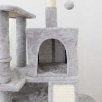 CATIO Multi-level Tall Cat Tree and House Condo with Scratching Pads C6032 Kings Warehouse 