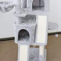 CATIO Multi-level Tall Cat Tree and House Condo with Scratching Pads C6032 Kings Warehouse 