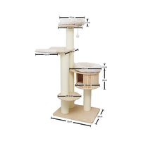 CATIO VINTAGE Solid Wood Cat Climbing Tree Post Scratcher 176cm Pet Care Kings Warehouse 