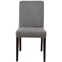 Catmint Dining Chair Set of 2 Fabric Upholstered Solid Acacia Wood - Granite dining Kings Warehouse 