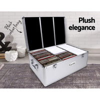 CD Case DVD Cases Storage Box 500 Discs Aluminium Case DVD Folders Kings Warehouse 