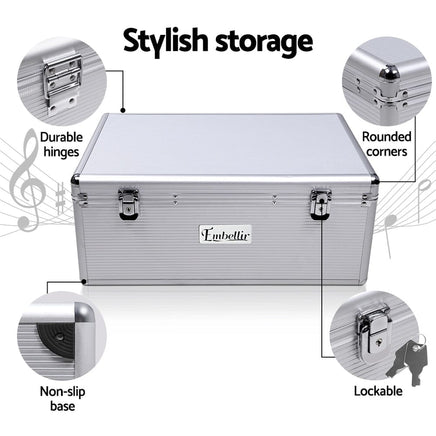 CD Case DVD Cases Storage Box 500 Discs Aluminium Case DVD Folders Kings Warehouse 