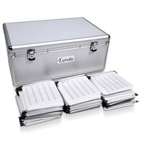 CD Case DVD Cases Storage Box 500 Discs Aluminium Case DVD Folders
