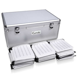 CD Case DVD Cases Storage Box 500 Discs Aluminium Case DVD Folders Kings Warehouse