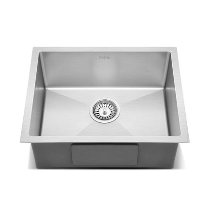 Cefito 54cm x 44cm Stainless Steel Kitchen Sink Under/Top/Flush Mount Black Boxing Day Bash Kings Warehouse 