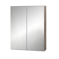 Cefito Bathroom Mirror Cabinet 600x720mm Oak Furniture Kings Warehouse 