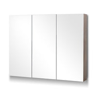 Cefito Bathroom Mirror Cabinet 900x720mm Oak Furniture Kings Warehouse 