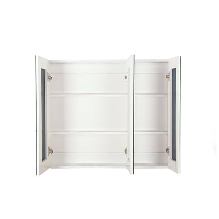 Cefito Bathroom Vanity Mirror with Storage Cabinet - White Furniture Kings Warehouse 