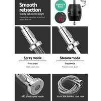 Cefito Kitchen Mixer Tap Pull Down 2 Modes Sink Faucet Basin Laundry Chrome Furniture Kings Warehouse 
