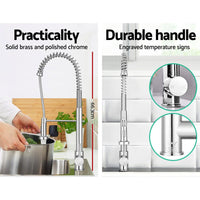Cefito Kitchen Mixer Tap Pull Down 2 Modes Sink Faucet Basin Laundry Chrome Furniture Kings Warehouse 