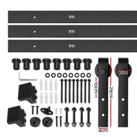 Cefito Sliding Barn Door Hardware Track Set 3m Home & Garden Kings Warehouse 