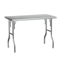 Cefito Stainless Steel Kitchen Benches Work Bench Food Foldable 430 Kings Warehouse 