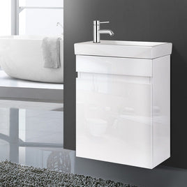Cefito Vanity Unit 400mm with Basin White Furniture Kings Warehouse 
