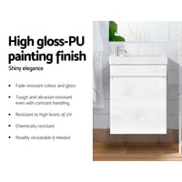 Cefito Vanity Unit 400mm with Basin White Furniture Kings Warehouse 