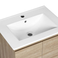 Cefito Vanity Unit 600mm with Basin Oak Furniture Kings Warehouse 