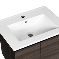 Cefito Vanity Unit 600mm with Basin Walnut Furniture Kings Warehouse 