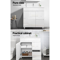 Cefito Vanity Unit 765mm Freestanding Basin Cabinet Furniture Kings Warehouse 