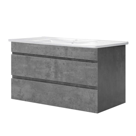 Cefito Vanity Unit 915mm with Basin Grey Furniture Kings Warehouse 