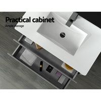 Cefito Vanity Unit 915mm with Basin Grey Home & Garden Kings Warehouse 