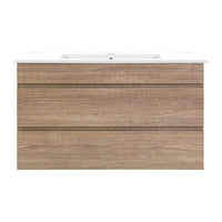 Cefito Vanity Unit 915mm with Basin Oak Furniture Kings Warehouse 