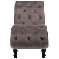 Chaise Lounge Grey Velvet Kings Warehouse 