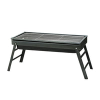 Charcoal BBQ Grill Smoker Portable Barbecue Outdoor Foldable Camping Kings Warehouse 