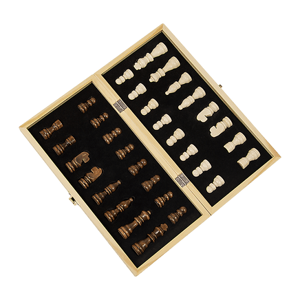 Chess Board Games Folding Large Chess Wooden Chessboard Set Wood Toy Gift Gift & Novelty Kings Warehouse 
