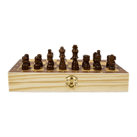 Chess Board Games Folding Large Chess Wooden Chessboard Set Wood Toy Gift Gift & Novelty Kings Warehouse 