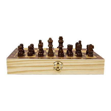 Chess Board Games Folding Large Chess Wooden Chessboard Set Wood Toy Gift Gift & Novelty Kings Warehouse 