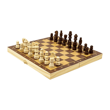 Chess Board Games Folding Large Chess Wooden Chessboard Set Wood Toy Gift Gift & Novelty Kings Warehouse 