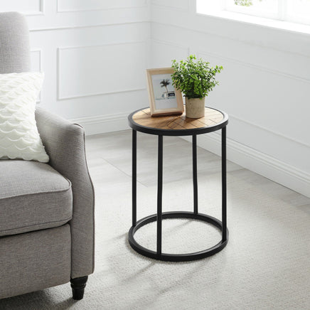 CHEVRON Side Table Kings Warehouse 