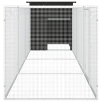 Chicken Cage Anthracite 400x91x100 cm Galvanised Steel Kings Warehouse 