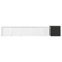 Chicken Cage Anthracite 600x91x100 cm Galvanised Steel Kings Warehouse 