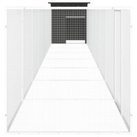 Chicken Cage Anthracite 800x91x100 cm Galvanised Steel Kings Warehouse 