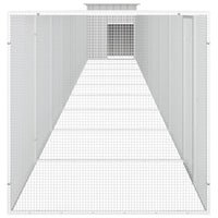 Chicken Cage Grey 1000x91x100 cm Galvanised Steel Kings Warehouse 