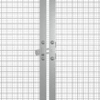 Chicken Cage Grey 200x91x100 cm Galvanised Steel Kings Warehouse 