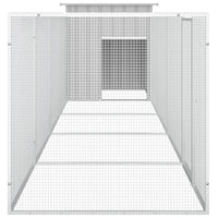 Chicken Cage Grey 500x91x100 cm Galvanised Steel Kings Warehouse 