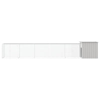 Chicken Cage Grey 600x91x100 cm Galvanised Steel Kings Warehouse 