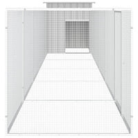 Chicken Cage Grey 600x91x100 cm Galvanised Steel Kings Warehouse 