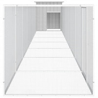 Chicken Cage Grey 700x91x100 cm Galvanised Steel Kings Warehouse 