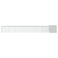Chicken Cage Grey 800x91x100 cm Galvanised Steel Kings Warehouse 