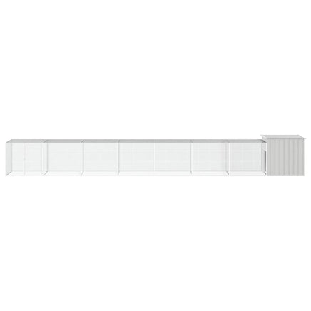 Chicken Cage Grey 800x91x100 cm Galvanised Steel Kings Warehouse 